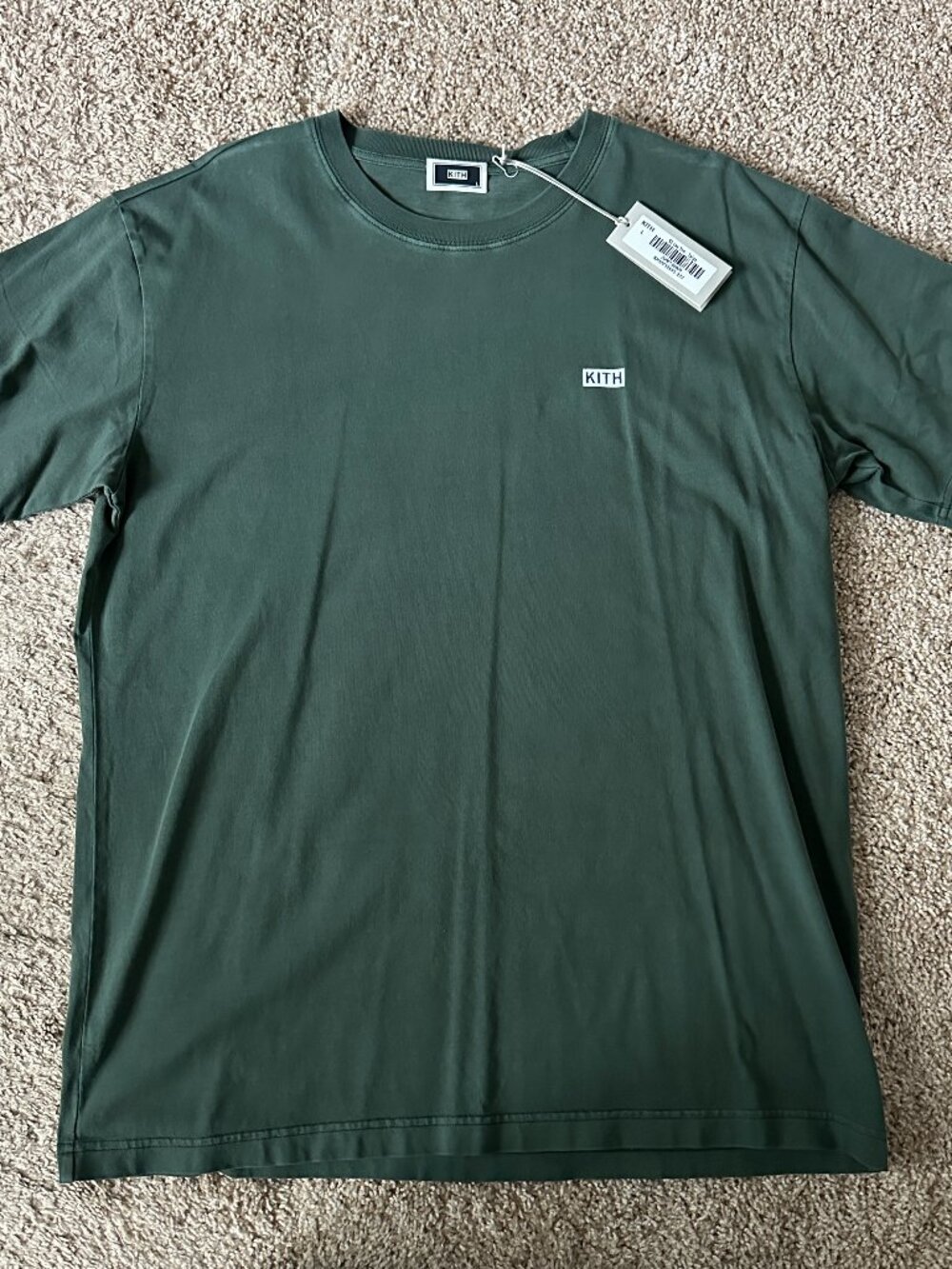 NWT Kith Lax Short Sleeve T-Shirt - Taiga / Green - Size Large - SOLD OUT & RARE
